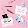 100 Pack Lash Extension Aftercare Cards With Thank You Note - Suitable for Lash After Care Bags - Size 3.5x2 in - Lash Supplies - Pink view 3