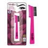Eyebrow Brush Pencil Comb Kit - Duo Spoolie Thin Angled Real Firm Bristles Filling Blending Definer Techniques For Tint Powder Brow Pomade Gel Makeup Combing Eye Lashes To Shape Eyelashes Growth view 1