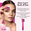 Eyebrow Brush Pencil Comb Kit - Duo Spoolie Thin Angled Real Firm Bristles Filling Blending Definer Techniques For Tint Powder Brow Pomade Gel Makeup Combing Eye Lashes To Shape Eyelashes Growth view 2