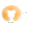 Beaupretty Travel Pillows Silicone Pillow Soft Massage Cushion Beige Face Relax Headrest Spa Skin Care Soft Overlay Face Relax Weigh Cushion Pad Salon Care Flight view 3