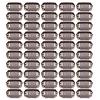 50 Pcs Hair Extension Clips 28mm 8-teeth Wig Clips for Hair Extensions & Hairpieces (Dark Brown) view 1