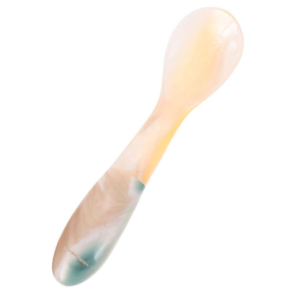 1pc River Clamshell Mask Spoon Facial Spatula Skincare Tools Make up Palette Beauty Mud Applicator for Face Waxing Makeup Spoons Buttock Cream Mini