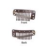 50 Pcs Hair Extension Clips 36mm 10-teeth Wig Clips for Hair Extensions & Hairpieces (Dark Brown) view 4