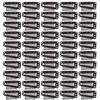 50 Pcs Hair Extension Clips 36mm 10-teeth Wig Clips for Hair Extensions & Hairpieces (Black) view 1