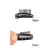 50 Pcs Hair Extension Clips 36mm 10-teeth Wig Clips for Hair Extensions & Hairpieces (Black) view 3