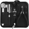Dongng 10PCS Pedicure Tools Professional Foot Care Kit Ingrown Toenail Removal Correction Clippers Toe Nail File Lifter Nail Safe and Portable view 1