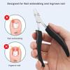 Dongng 10PCS Pedicure Tools Professional Foot Care Kit Ingrown Toenail Removal Correction Clippers Toe Nail File Lifter Nail Safe and Portable view 3