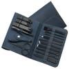 Dongng 16pcs/Set Nail Cutter Set Nail Clipper Folding Bag Stainless Steel Cutter Tool Finger Manicure Tools Manicure Nail Clippers Safe and Sharp (Color : Brown) view 4