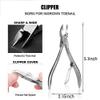 Dongng 12Pcs/Set Professional Pedicure Tools Ingrown Toenail Tools Kit Nail Care Ingrown Toenail Removal Correction Clippers Foot Care Safe and Portable view 2