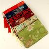 10pcs Double Zipper Silk Brocade Jewelry Pouch Storage Bag Rectangle Ladies Large Coin Purse Cosmetic Makeup Phone Wallet (Mixed Color) view 4