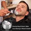Straight Razor Shaving Kit for Men - 2 Packs Shaving Soap, Straight Edge Razor, Shaving Cream, Brush & Bowl - Unique Gifts Set for Men, Him, Dad - Stocking Stuffers,Fathers Day (Sweat Orange view 4