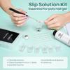 Modelones Slip Solution for Poly Gel, Anti-Stick Gel Nail Extension Complete Kit with Nail Forms Tips Clips Art Tool DIY at Home view 2