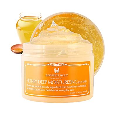Annie's Way Honey Lecithin Deep Moisturizing Jelly Mask 250ml- Taiwan Excellence- Cleanses, tones skin and purifying your pores in only 20 minutes.