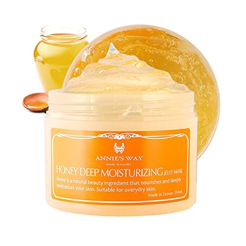 Annie's Way Honey Lecithin Deep Moisturizing Jelly Mask 250ml- Taiwan Excellence- Cleanses, tones skin and purifying your pores in only 20 minutes.