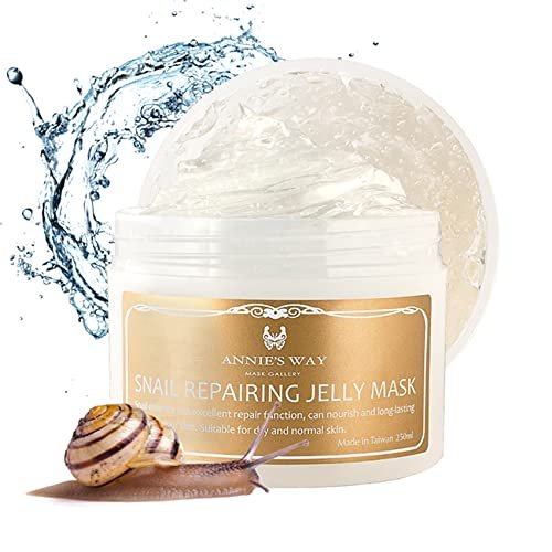 Annie's Way Snail Secretion Repairing Jelly Mask 250ml- Taiwan Excellence- Cleanses, tones skin and purifying your pores in only 20 minutes.