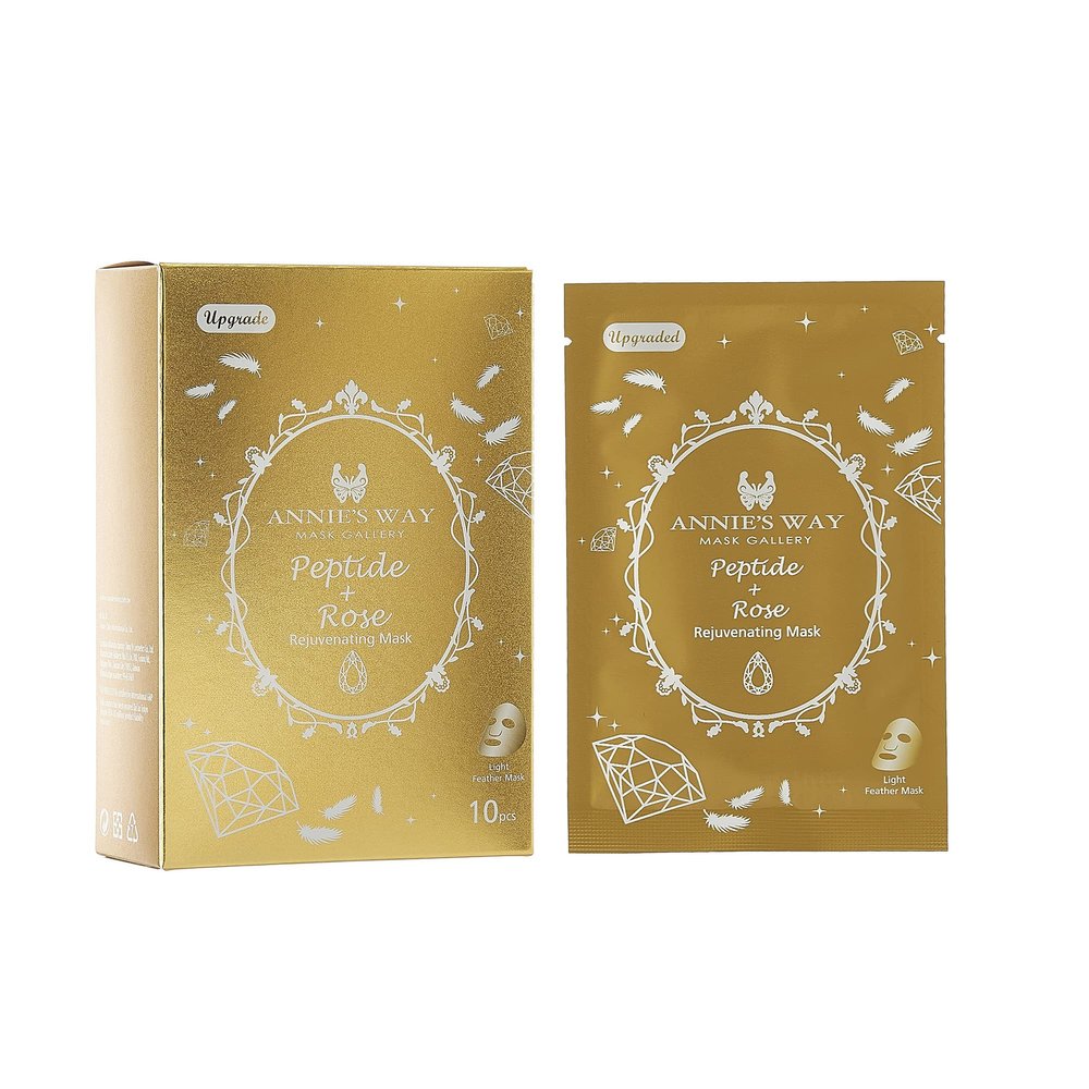 Annie's WayBuy 1 Get 1 FREE Peptide Rose Rejuvenating Invisible Silk Mask - Taiwan Excellence Fantasy Land Series 10 pcs/box