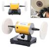 Buffer Polisher, 5" Mini Dental Lab Lathe Jewelry Polishing Buffer Polisher Machine, Professional Polisher Jewelry Bench Buffer Grinder 110V US Plug view 2