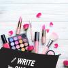 BDPWSS Write Shoot Edit Repeat Filmmaker Film Director Gift Funny Filmmaking Gift For Movie Buff Script Writer Makeup Bag For Women (Write shoot edit bl) view 4