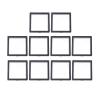 Beaupretty 3pcs Acrylic Nail Art Tools Storage Holder Display Strips Box for Press False Nails Easy Organization view 1