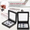 Beaupretty 3pcs Acrylic Nail Display Tray Organizer Strips Nail Art Storage Box for Press Diy Accessories and Salon Supplies Compact Stackable Design view 2