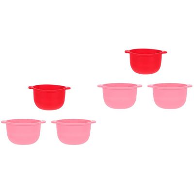 FOMIYES 6pcs Silicone Wax Bowl for Hair Removal Melting Pot Precise Scale Easy to Clean Waxing Tool for Home Use for Waxing