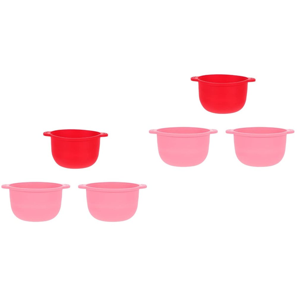 FOMIYES 6pcs Silicone Wax Bowl for Hair Removal Melting Pot Precise Scale Easy to Clean Waxing Tool for Home Use for Waxing