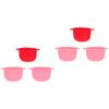 FOMIYES 6pcs Silicone Wax Bowl for Hair Removal Melting Pot Precise Scale Easy to Clean Waxing Tool for Home Use for Waxing view 1