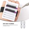 Beaupretty 4pcs Acrylic Eyelash Extension Plate Portable Lash Holder Tile for Easy Arrangement and Identification for Beginners and Professionals Compact Design for Travel Use view 2