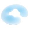 Beaupretty Travel Pillow Face Down Face Down Pillow U Shaped: Salon Cushion Massage Table Cradle Blue Silicone Headrest Cushion Silicone Bath Massage Lash view 1