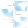 Beaupretty Travel Pillow Face Down Face Down Pillow U Shaped: Salon Cushion Massage Table Cradle Blue Silicone Headrest Cushion Silicone Bath Massage Lash view 3
