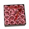 16 Pcs Rose Soap Flower Floral Scented Bath Soap Rose Flower Petals Set Gifts for Girls Mom Her in Wedding Birthday Anniversary Mother's Day Valentine's Day Christmas view 1