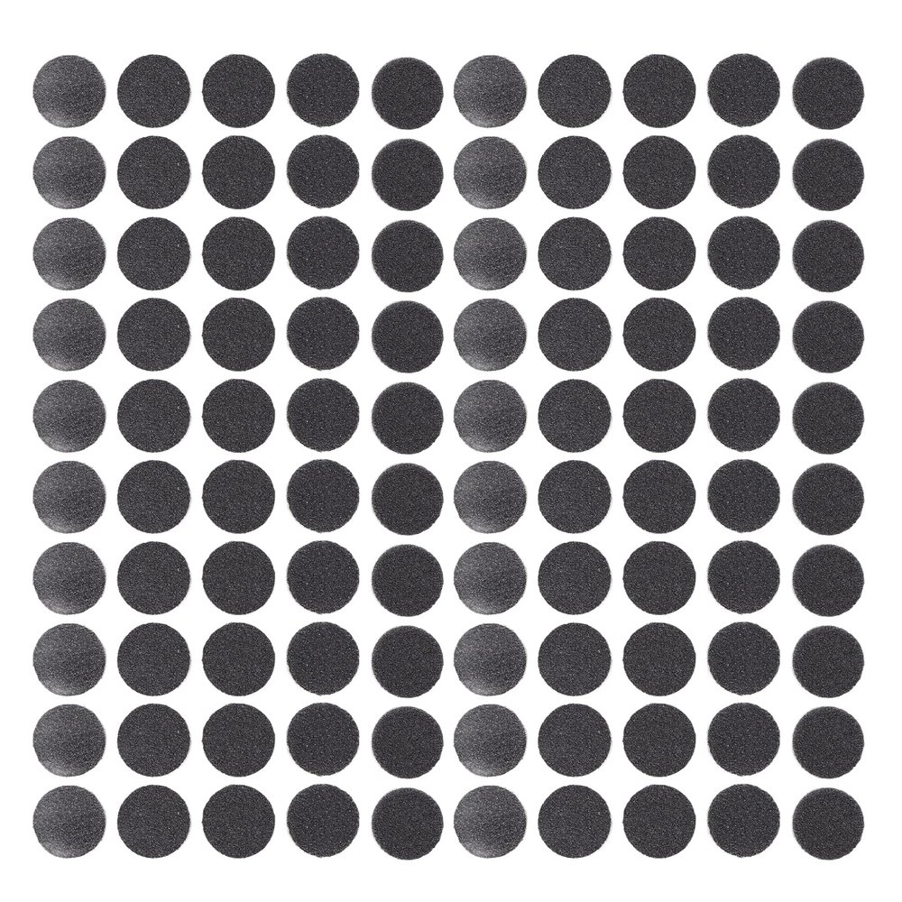 100pcs Replacement Sandpaper Discs, Self-Adhesive Pedicure Tool Sandpaper Electric Callus Remover Accessory for Men Women Dead Cracked Hard Skin (80# Coarse)