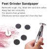 100pcs Replacement Sandpaper Discs, Self-Adhesive Pedicure Tool Sandpaper Electric Callus Remover Accessory for Men Women Dead Cracked Hard Skin (80# Coarse) view 2