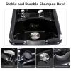 OmySalon Shampoo Bowl with Cabinet, Salon Wet Station with Sprayer Faucet Shampoo Cabinetry, Portable Hair Wash Sink for Beauty Spa Barber view 4