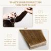 Tied Tape In Adhesives Human Hair Extensions Pu Skin Weft Blonde Color Invisible Seamless Injection 1b Off Black 22 Inches 10pcs view 3