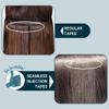 Tied Tape In Adhesives Human Hair Extensions Pu Skin Weft Blonde Color Invisible Seamless Injection 1b Off Black 22 Inches 10pcs view 4