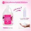 ACTROL Eyelash Extension Cleanser Gallon Rose 3.8L Natural Lash Extension Shampoo Professional Eyelid Foaming Cleanser Paraben & Sulfate Free Non-lrritating with Salon and Home Care view 2