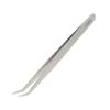Rubis Volume Rush Stainless Steel Eyelash Tweezers with Angled Tips for Attaching False Eyelashes, 1KVR02,Rubis Switzerland Swiss Made World Renowned Precision view 1