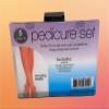 5 Piece Glitter-on Pedicure Set Cuticle Pusher File view 2