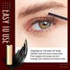 Fanlulu Magic Color Skinny Mascara, Colorful Thick Curling Natural Waterproof Long-Lasting Non-Smudge 4D Silk Fiber Eyelash Mascara (Curly-Blue) view 4