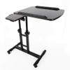 Double Countertops Tattoo Workstation,Portable Mobile Adjustable Height Tattoo Tray Work Station Supply Desk Table with Wheels US Stock view 4