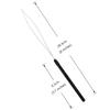 10 Pcs Hair Extension Loop Needle Threader Pulling Hook Tool and Bead Device Tool for Hair Extensions (Black) view 3