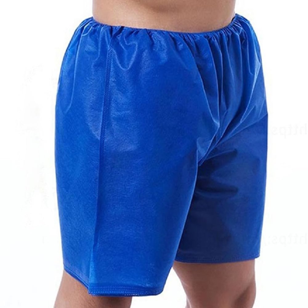 BESTOYARD Blue Massage Pants Disposable Non-Woven Briefs for Spa and Sauna 10 Pieces Lightweight Breathable Womens Disposable Underwear