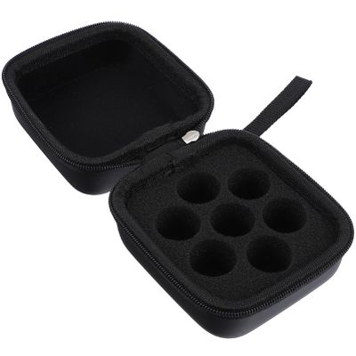 Beaupretty 1pc Essential Oil Bottle Storage Box Black Tote Bags Mini Perfumes Pocket Perfume Storage Bag Organizer Essential Oil Bag Pouch Oil Travel Case Essential Oil Storage Pouch Cosmetic