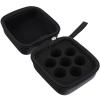 Beaupretty 1pc Essential Oil Bottle Storage Box Black Tote Bags Mini Perfumes Pocket Perfume Storage Bag Organizer Essential Oil Bag Pouch Oil Travel Case Essential Oil Storage Pouch Cosmetic view 1
