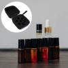 Beaupretty 1pc Essential Oil Bottle Storage Box Black Tote Bags Mini Perfumes Pocket Perfume Storage Bag Organizer Essential Oil Bag Pouch Oil Travel Case Essential Oil Storage Pouch Cosmetic view 2