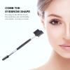 FOMIYES 12pcs Dual Eyebrow and Eyelash Comb for Precise Grooming and Styling Eyebrow Brush and Lash Comb for Daily Makeup for Brow Shaping and Lash Separation Handle Tube view 3