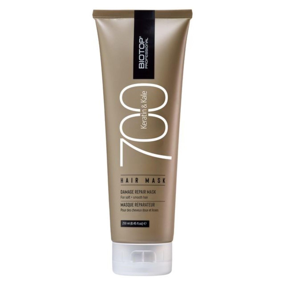Biotop Professional 700 Keratin + Kale Hair Mask - Keratin Treatment for Thick, Dry, Chemically, and Color Treated Hair - Improves Overall Hair Health - 8.4oz