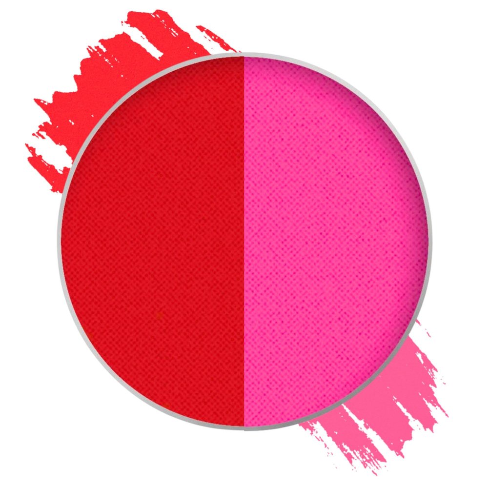Mehron Paradise FX UV Neon Glow Vulcan Neon Red/Pink UV 0.25 oz | Pro Water-Activated Shimmer Paint for Raves, Costumes, SFX, Halloween, Stage, Screen, Theater & Cosplay