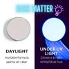 Mehron Paradise FX UV Neon Glow  Dark Matter  Neon Clear/Blue UV 0.25 oz | Pro Water-Activated Shimmer Paint for Raves, Costumes, SFX, Halloween, Stage, Screen, Theater & Cosplay view 2